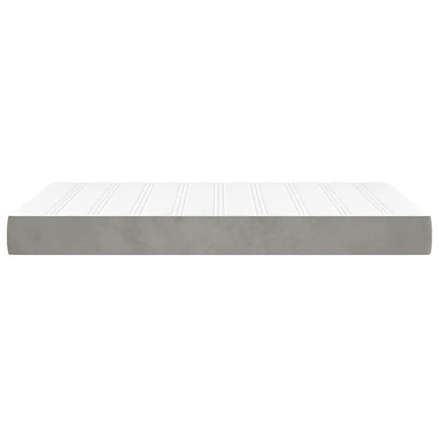 Matelas à ressorts ensachés 120 x 220 cm Gris clair - 4