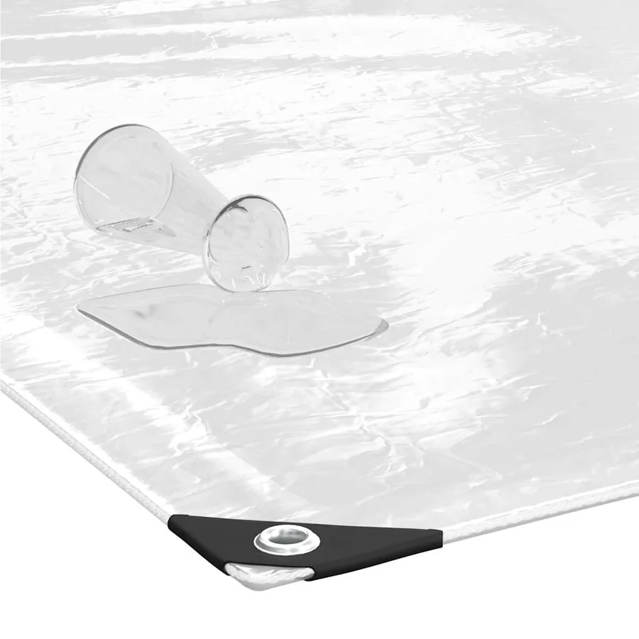 Couverture végétale avec œillets 2x6 m PVC - 4