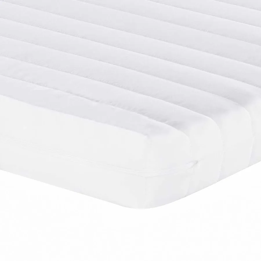 Matelas en mousse blanc 160x220 cm 7 zones dureté 20 ILD - 7