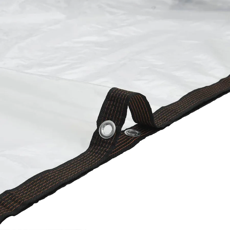 Housse de protection plantes avec œillets 2x8 m polyéthylène - 7