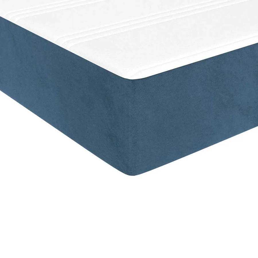 Matelas à ressorts ensachés 100 x 220 cm Bleu foncé - 5