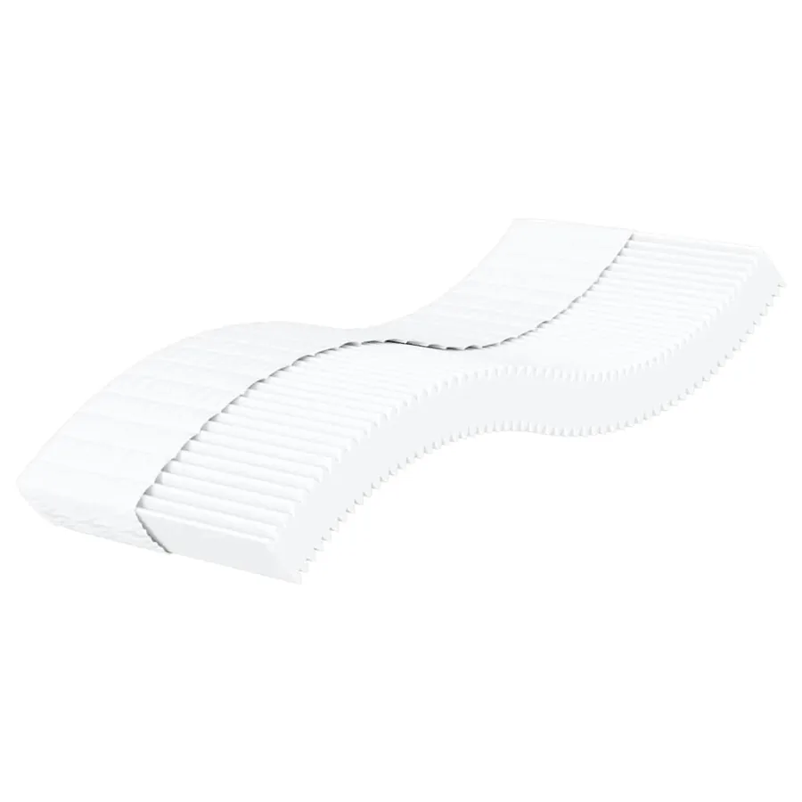 Matelas en mousse blanc 90x210 cm dureté H2 H3