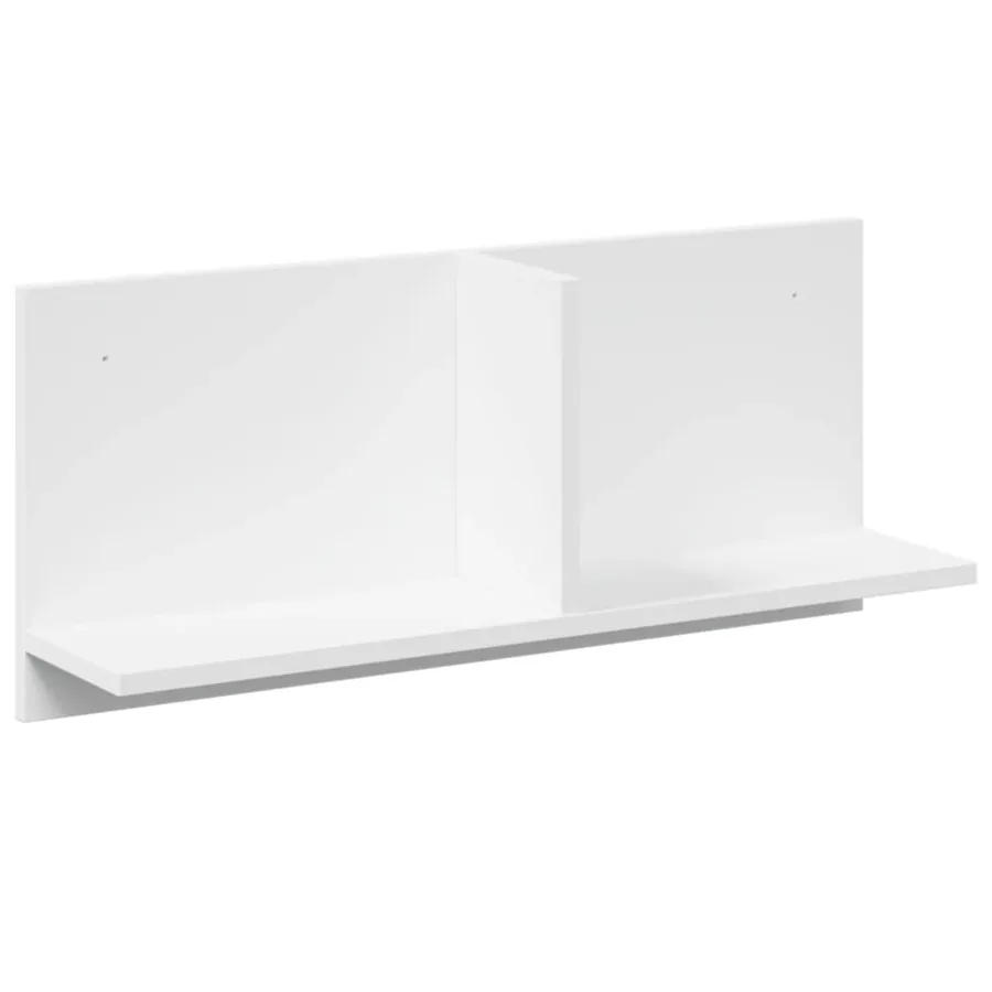 Armoire murale 70x16,5x30 cm blanc bois d'ingénierie - 2