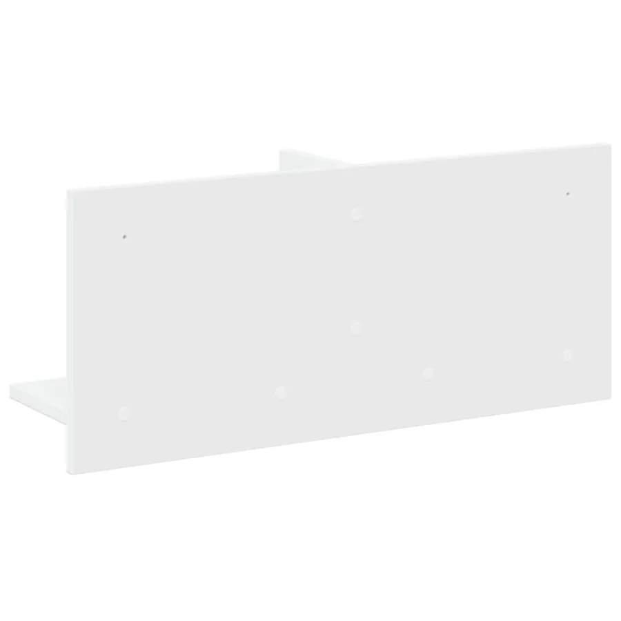 Armoire murale 70x16,5x30 cm blanc bois d'ingénierie - 6