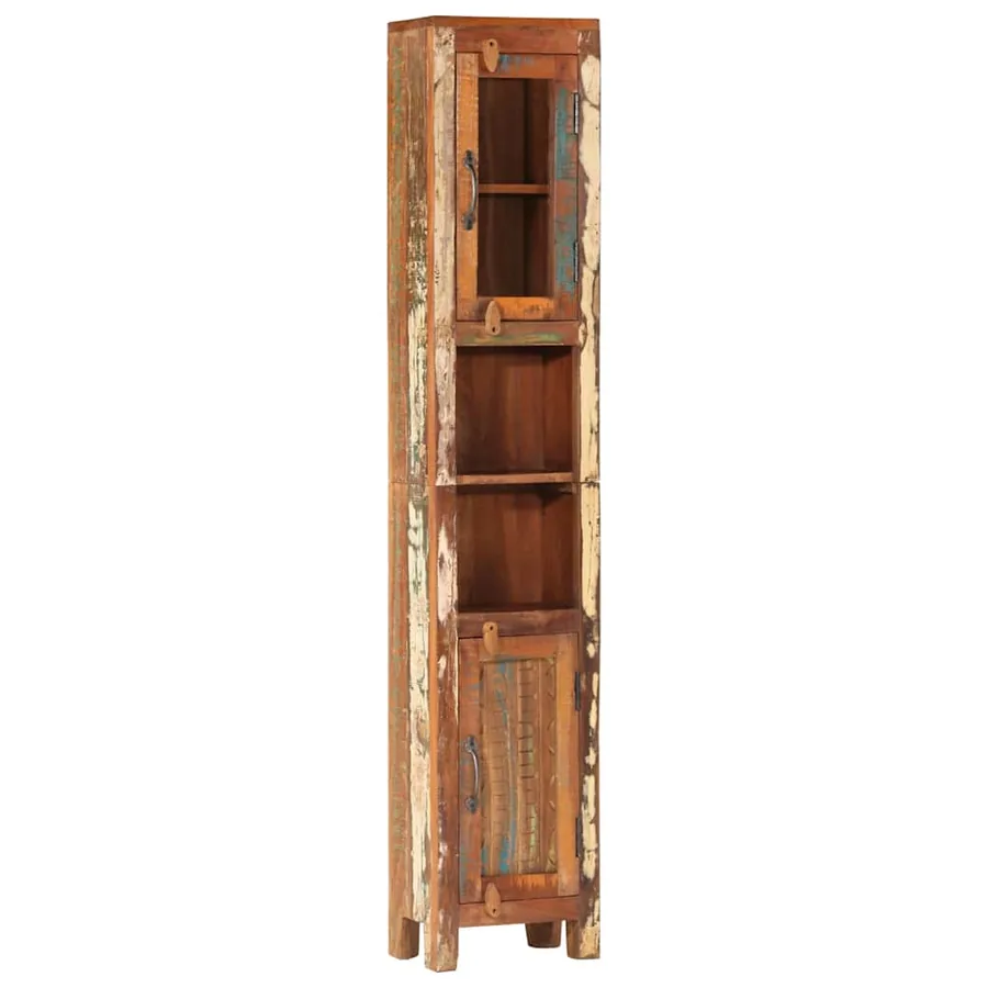 Ensemble de meubles de salle de bain 4 pcs bois massif récupéré - 8
