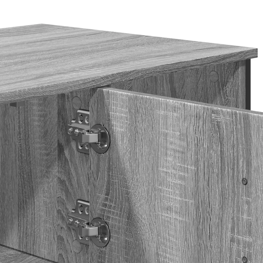 Table basse sonoma gris 100x51x40 cm bois d'ingénierie - 11