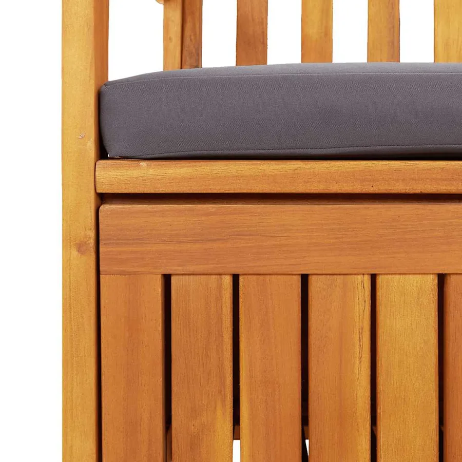 Garden Storage Bench 120 cm Solid Acacia Wood - 10