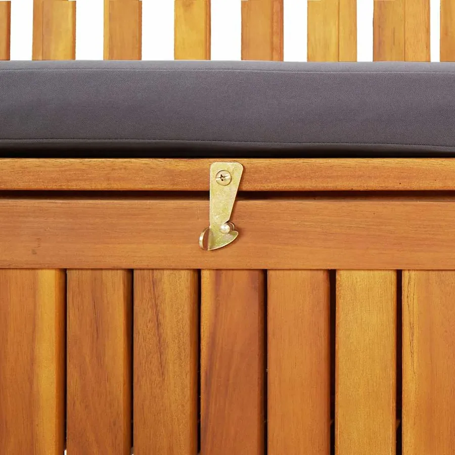 Garden Storage Bench 120 cm Solid Acacia Wood - 11