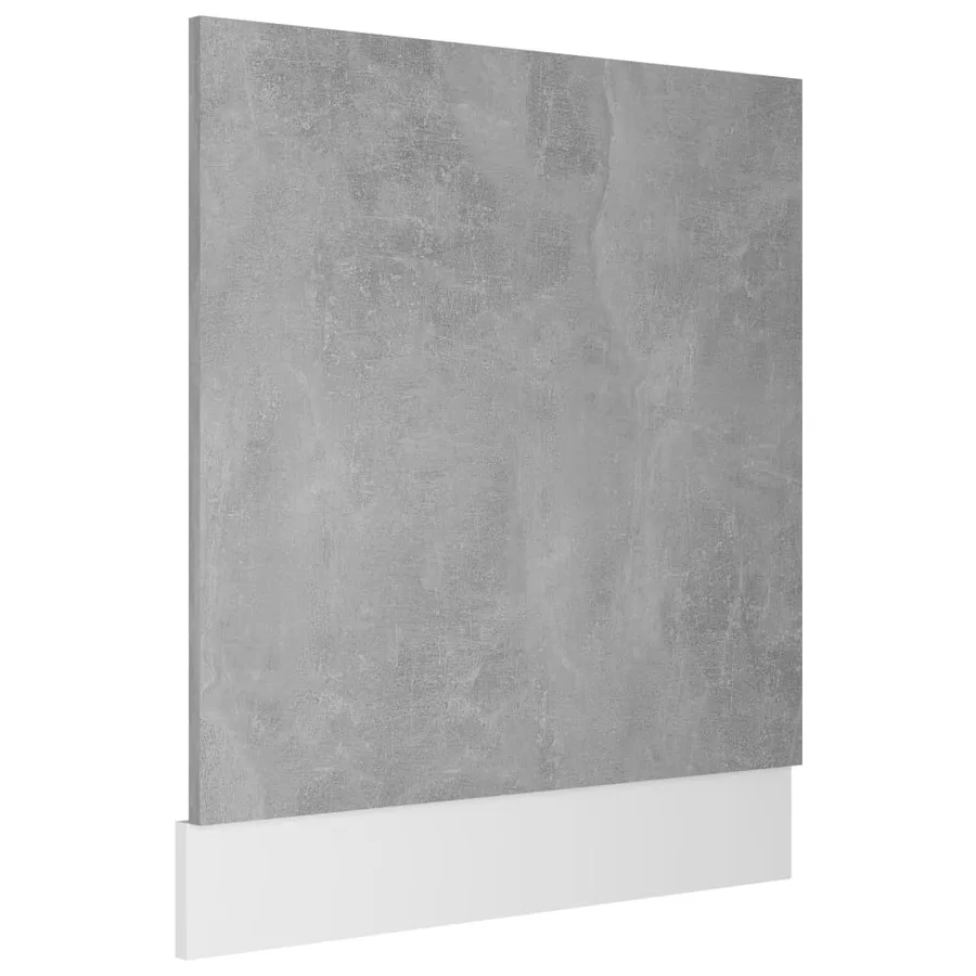 Panneau de lave-vaisselle "Lyon" Gris béton 59,5 x 3 x 67 cm Bois d'ingénierie - 2