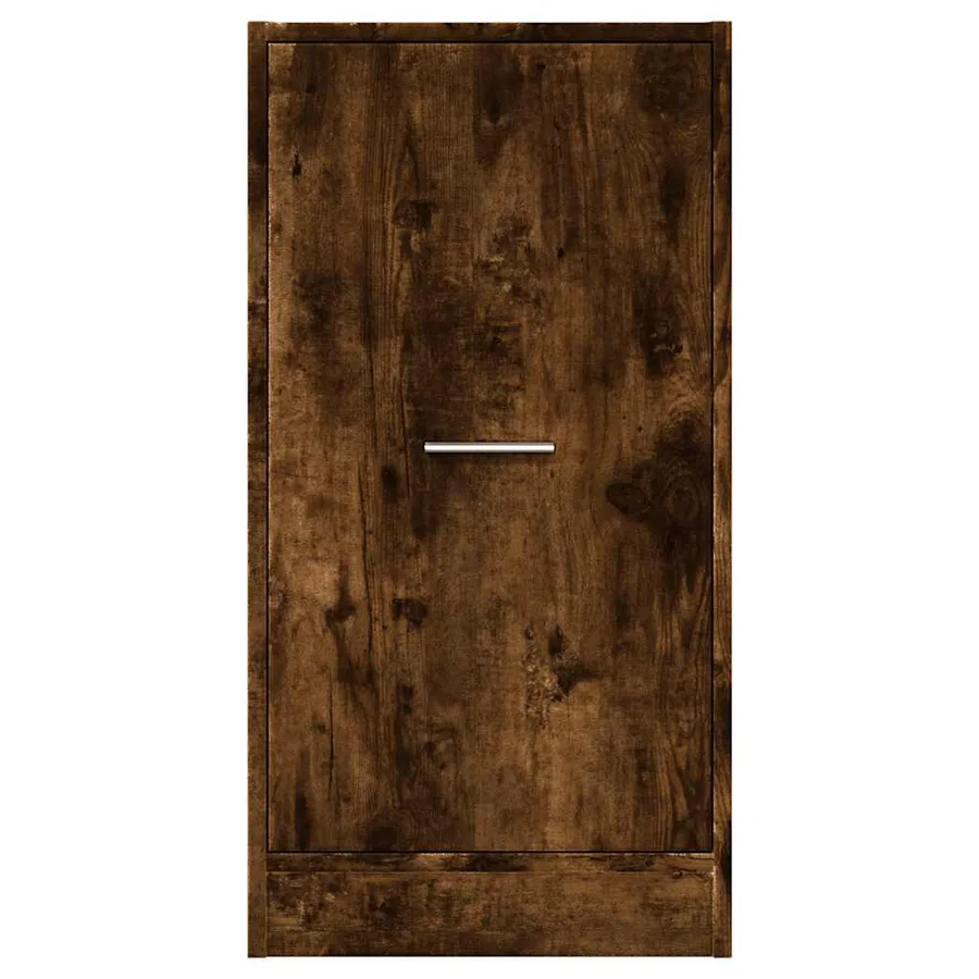 Armoire d'apothicaire chêne fumé 40x41x77,5cm bois d'ingénierie - 5