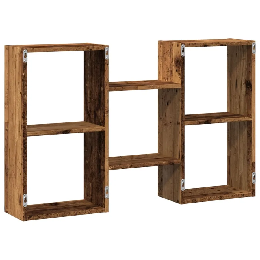Étagère murale vieux bois 96x18x60 cm bois d'ingénierie - 6