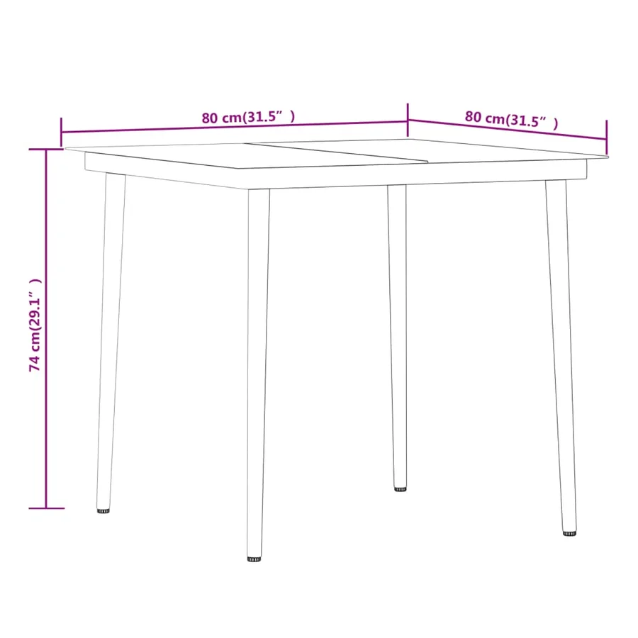 Ensemble à manger de jardin avec coussins 3 pcs Gris - 9