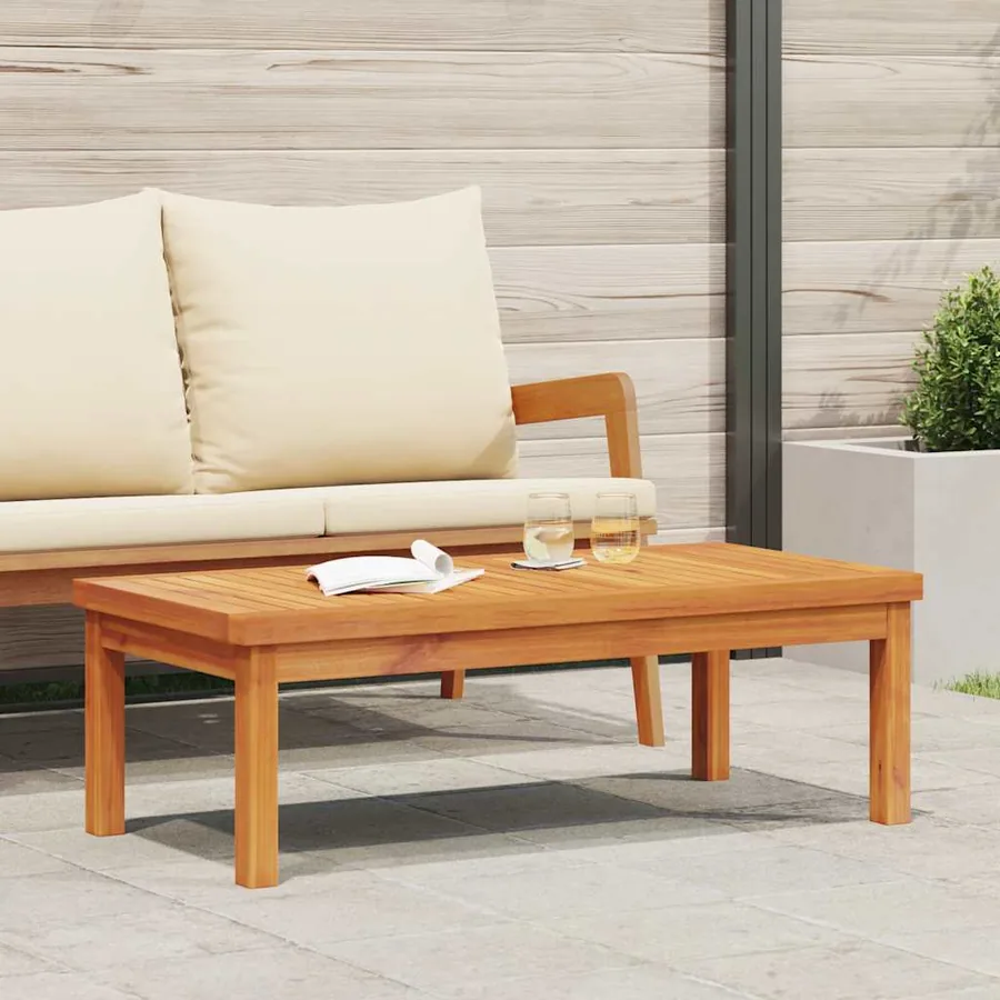 Table basse 100x50x33 cm bois d'acacia massif