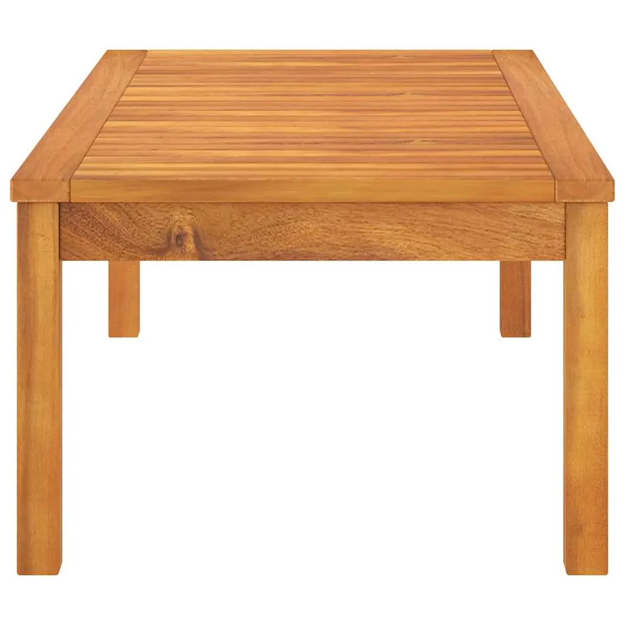 Table basse 100x50x33 cm bois d'acacia massif - 4