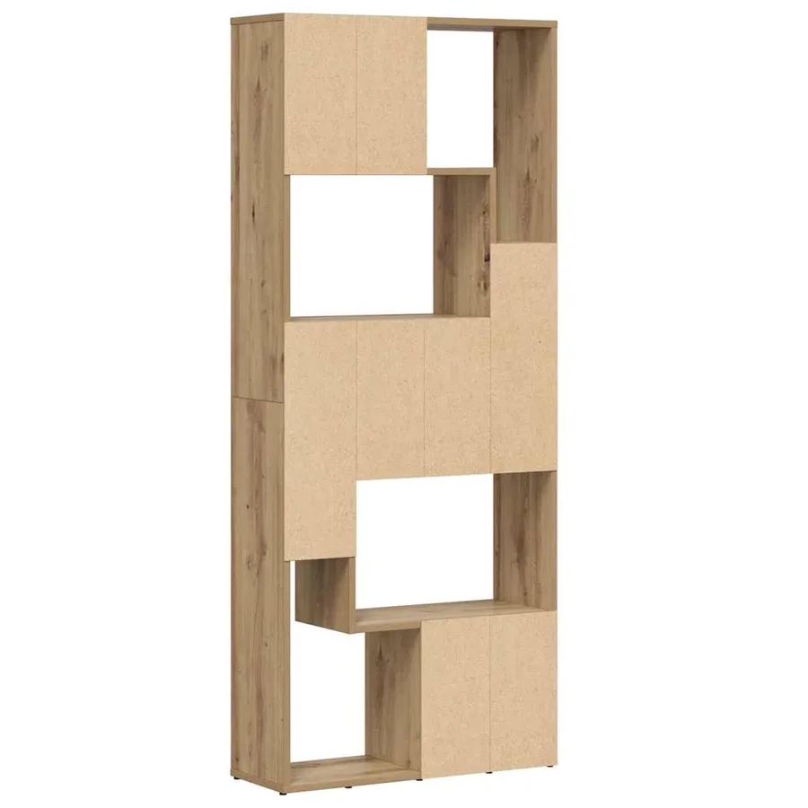 Bibliothèque Artisan Chêne 67x24x161 cm Bois d'ingénierie - 7
