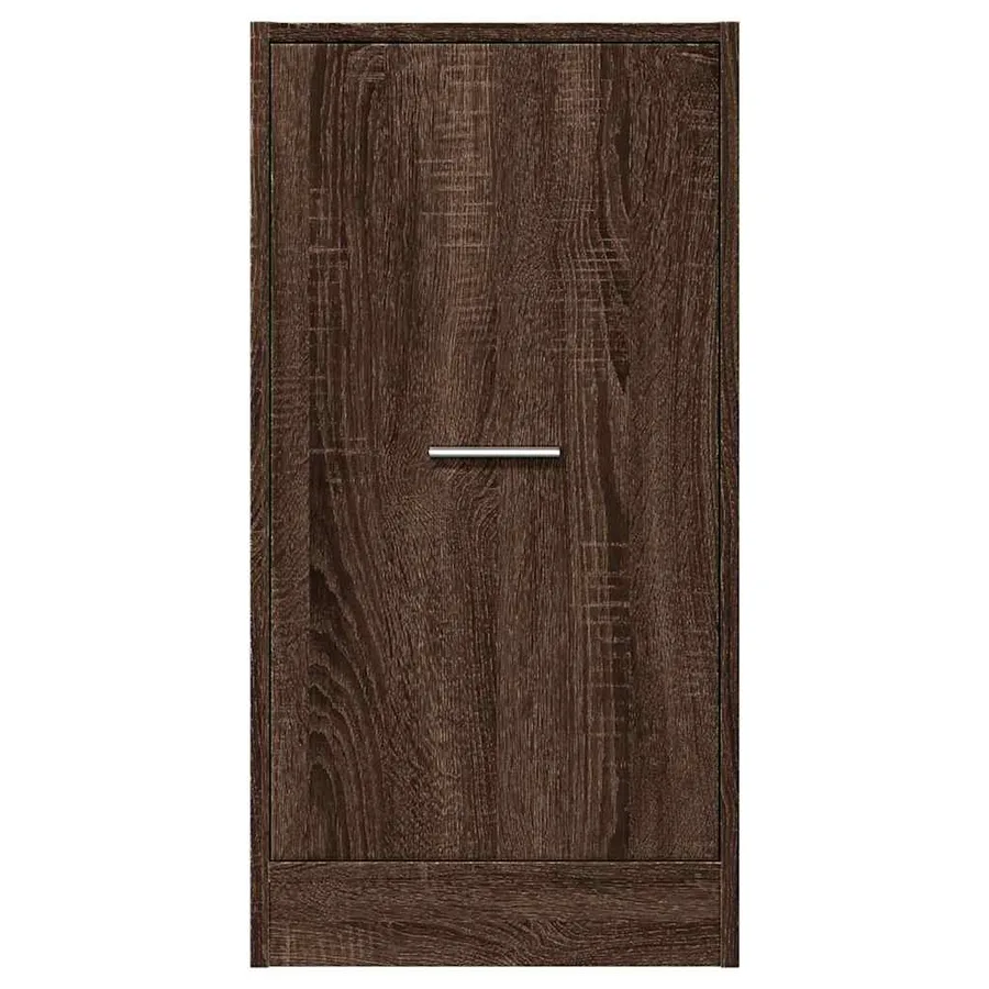 Armoire apothicaire chêne marron 40x41x77,5cm bois d'ingénierie - 5