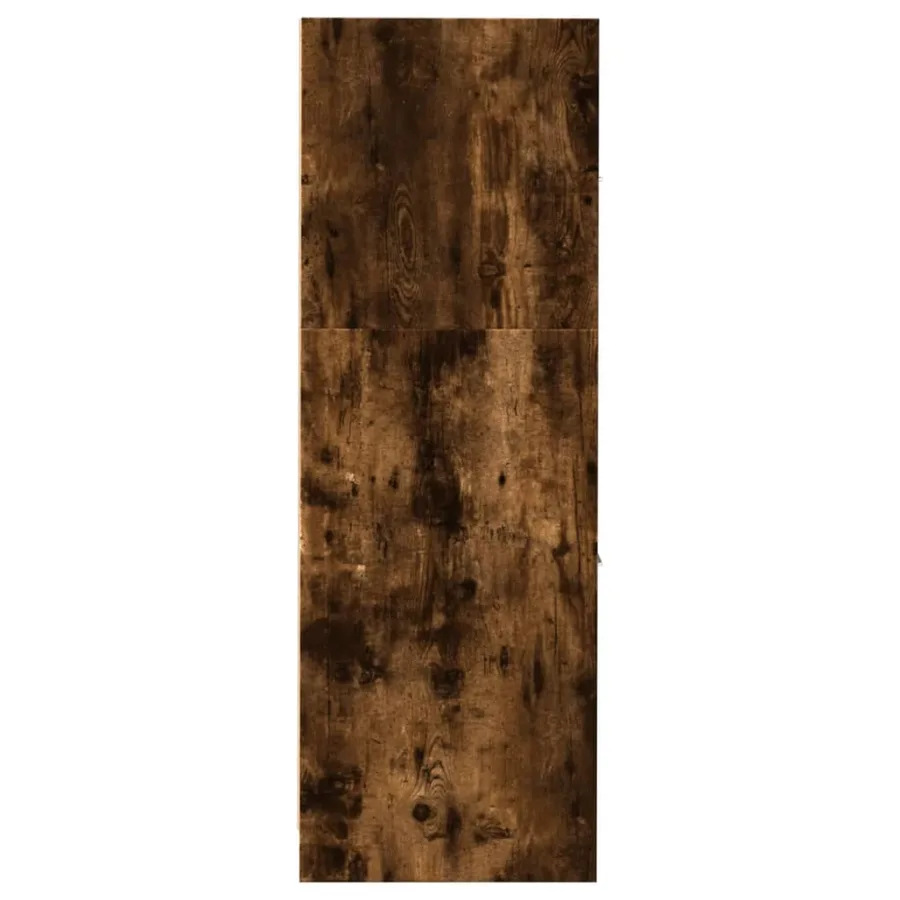 Armoire d'apothicaire chêne fumé 30x41x118 cm bois d'ingénierie - 7