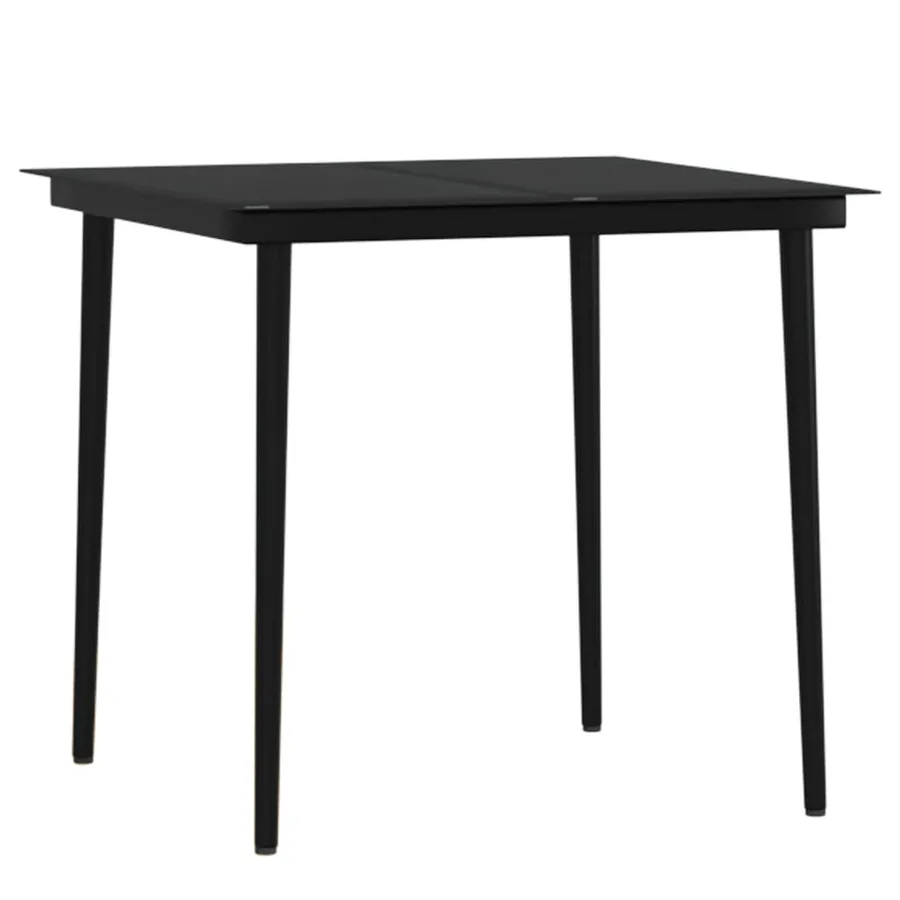 Ensemble à manger de jardin avec coussins 3 pcs marron - 5