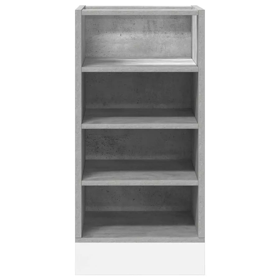 Meuble bas "Riga" Gris béton 40 x 44,5 x 81,5 cm Bois d'ingénierie - 4
