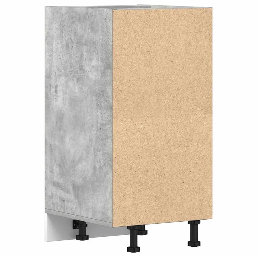 Meuble bas "Riga" Gris béton 40 x 44,5 x 81,5 cm Bois d'ingénierie - 6