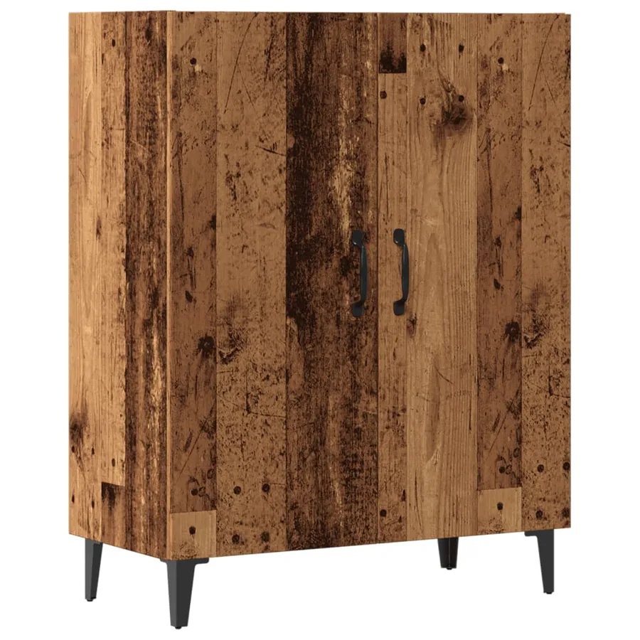 Buffet vieux bois 70x34x90 cm bois d'ingénierie - 2