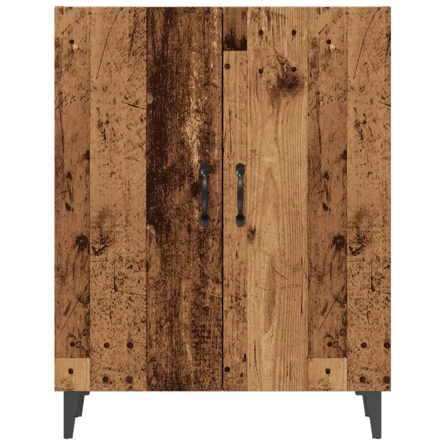 Buffet vieux bois 70x34x90 cm bois d'ingénierie - 5