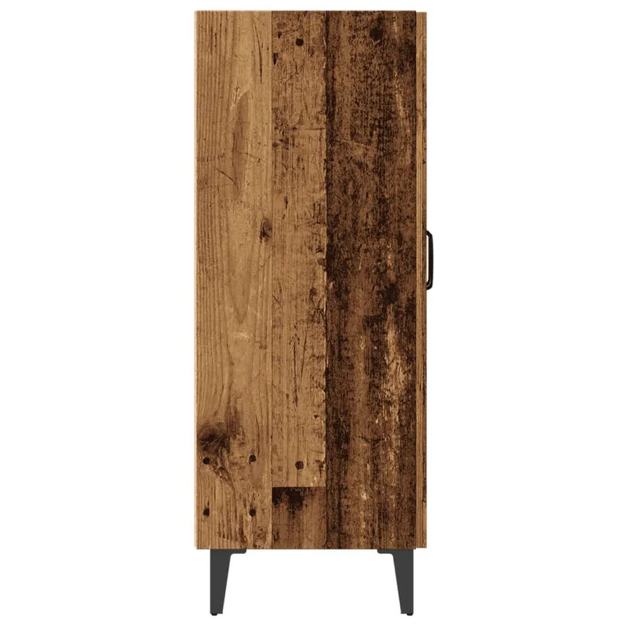 Buffet vieux bois 70x34x90 cm bois d'ingénierie - 7