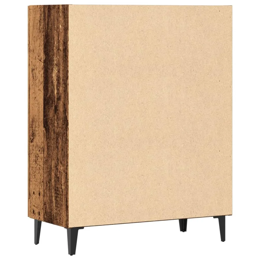 Buffet vieux bois 70x34x90 cm bois d'ingénierie - 8