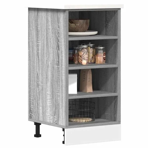 Meuble bas "Riga" Gris Sonoma 40 x 44,5 x 81,5 cm Bois d'ingénierie