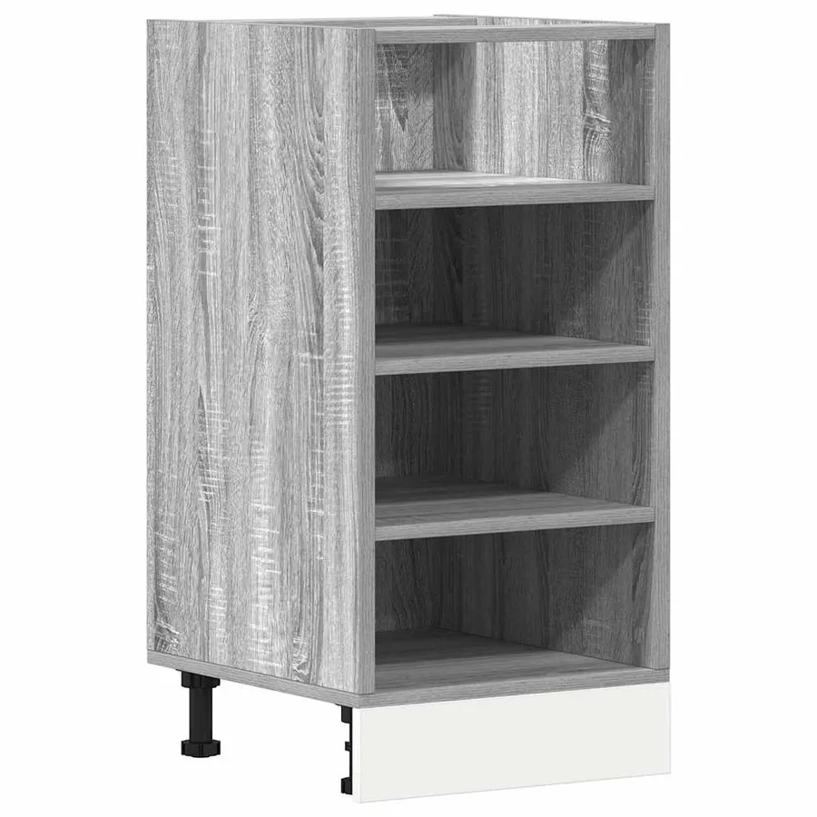 Meuble bas "Riga" Gris Sonoma 40 x 44,5 x 81,5 cm Bois d'ingénierie - 2
