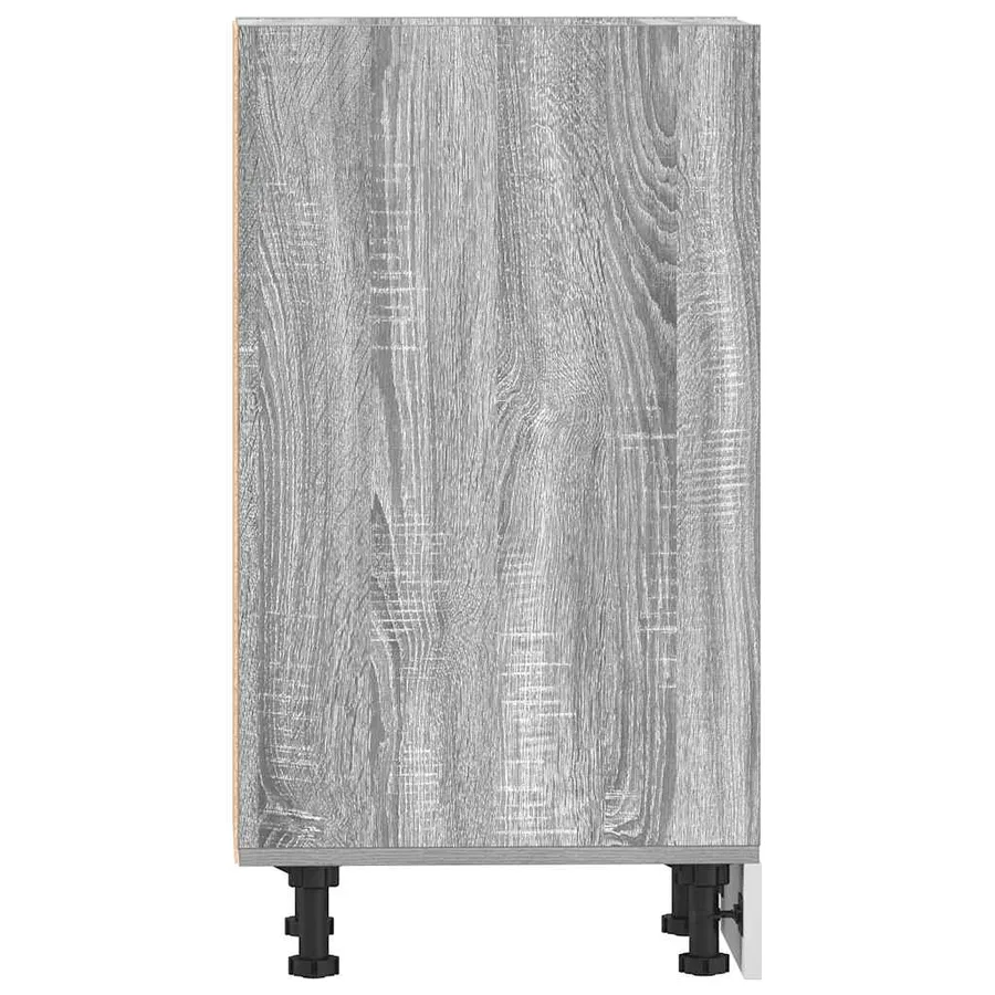 Meuble bas "Riga" Gris Sonoma 40 x 44,5 x 81,5 cm Bois d'ingénierie - 5