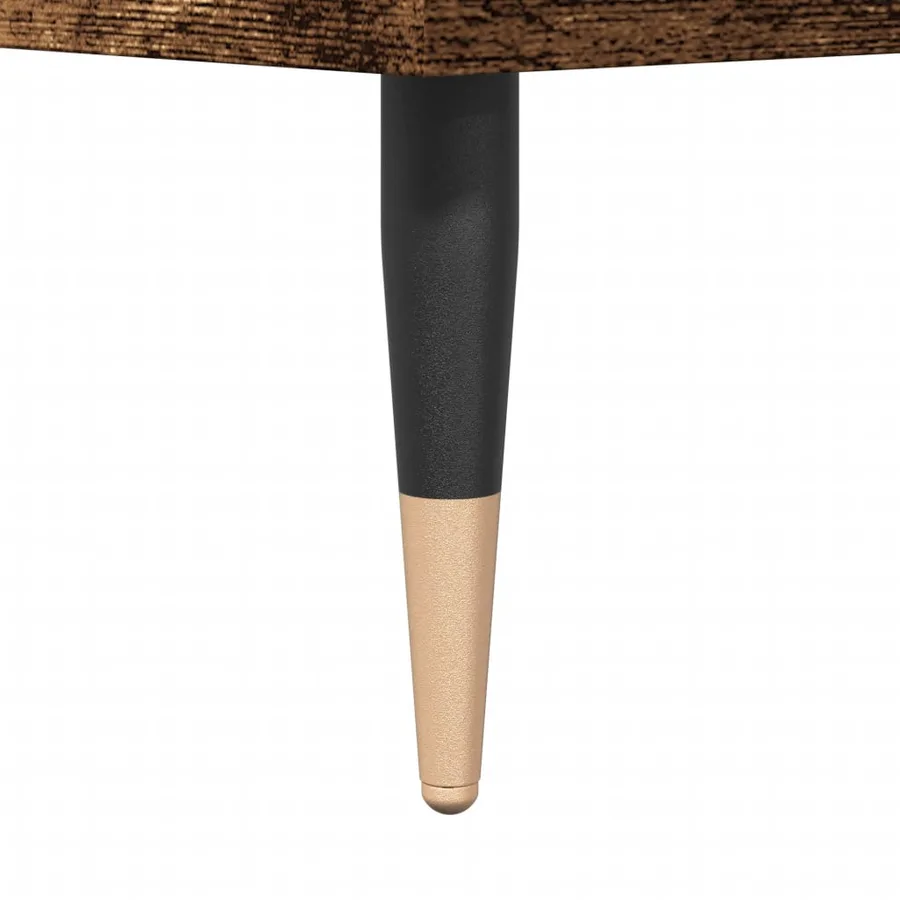 Buffet haut vieux bois 60x36x110 cm bois d'ingénierie - 8