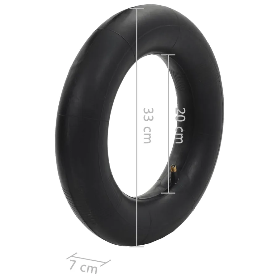 Pneu de brouette et chambre à air 4 pcs 3.50-8 4PR Caoutchouc - 12