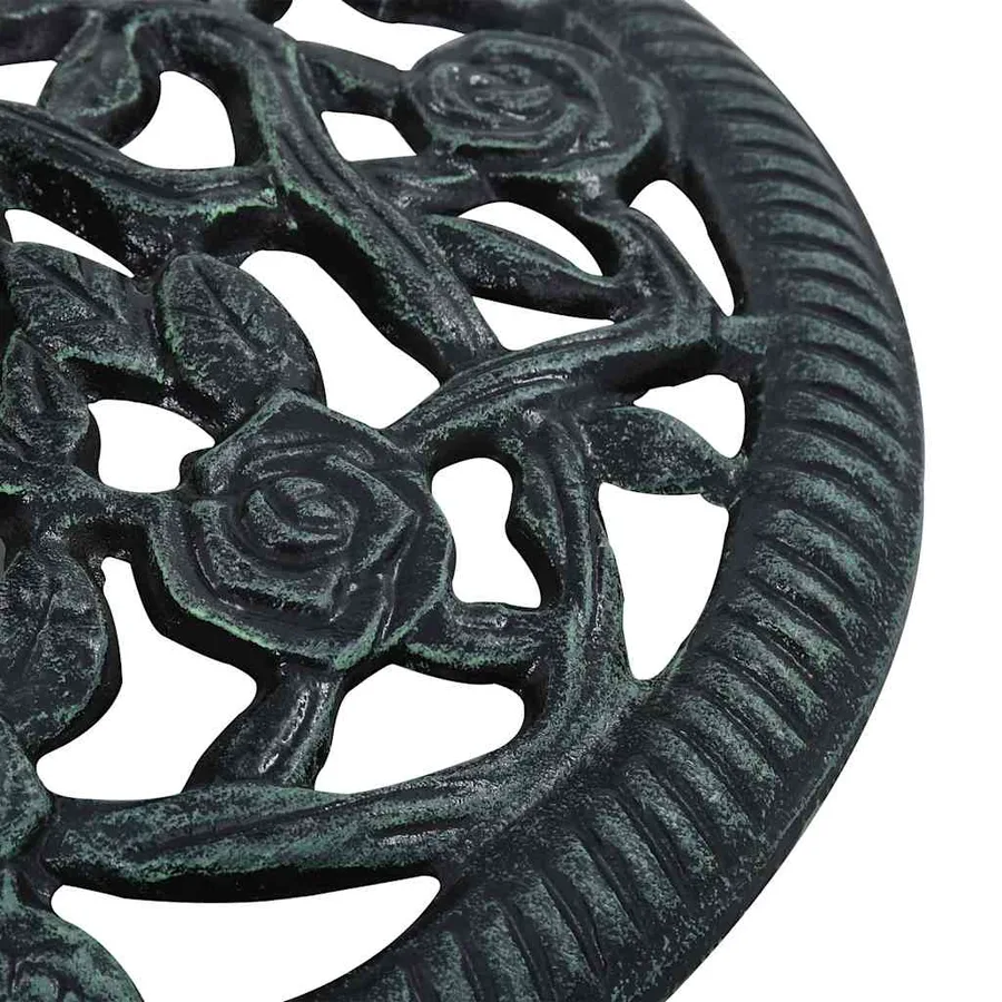 Socle de parasol Vert 9 kg 40 cm Fonte - 7