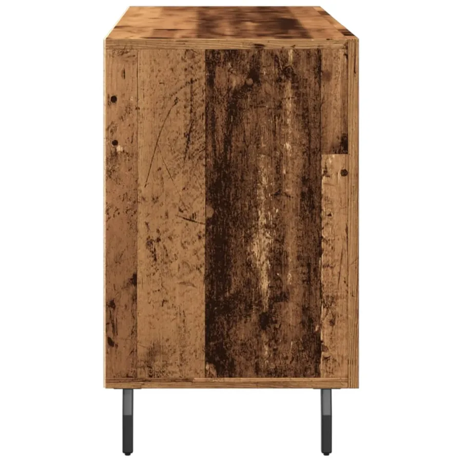 Buffet vieux bois 100x36x60 cm bois d'ingénierie - 6
