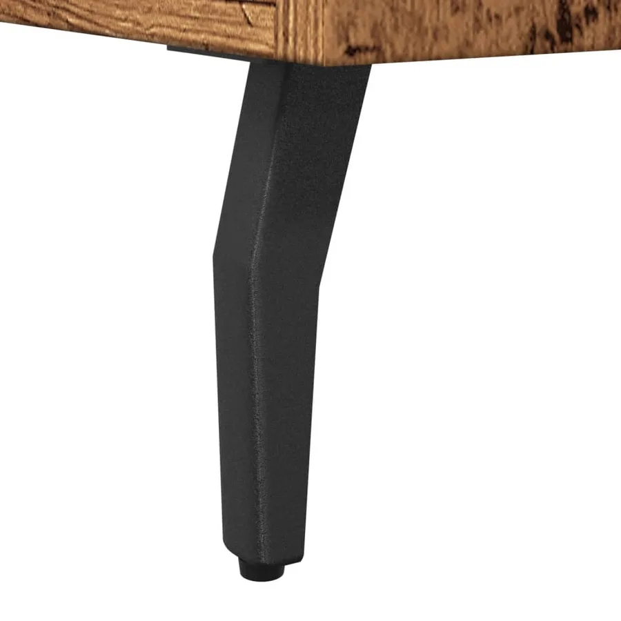 Buffet vieux bois 100x36x60 cm bois d'ingénierie - 8