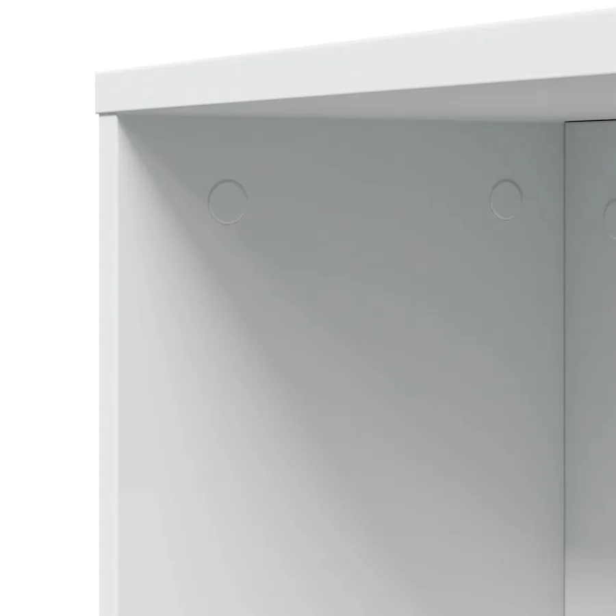 Armoire de salle de bain étroite avec roulettes blanc - 9