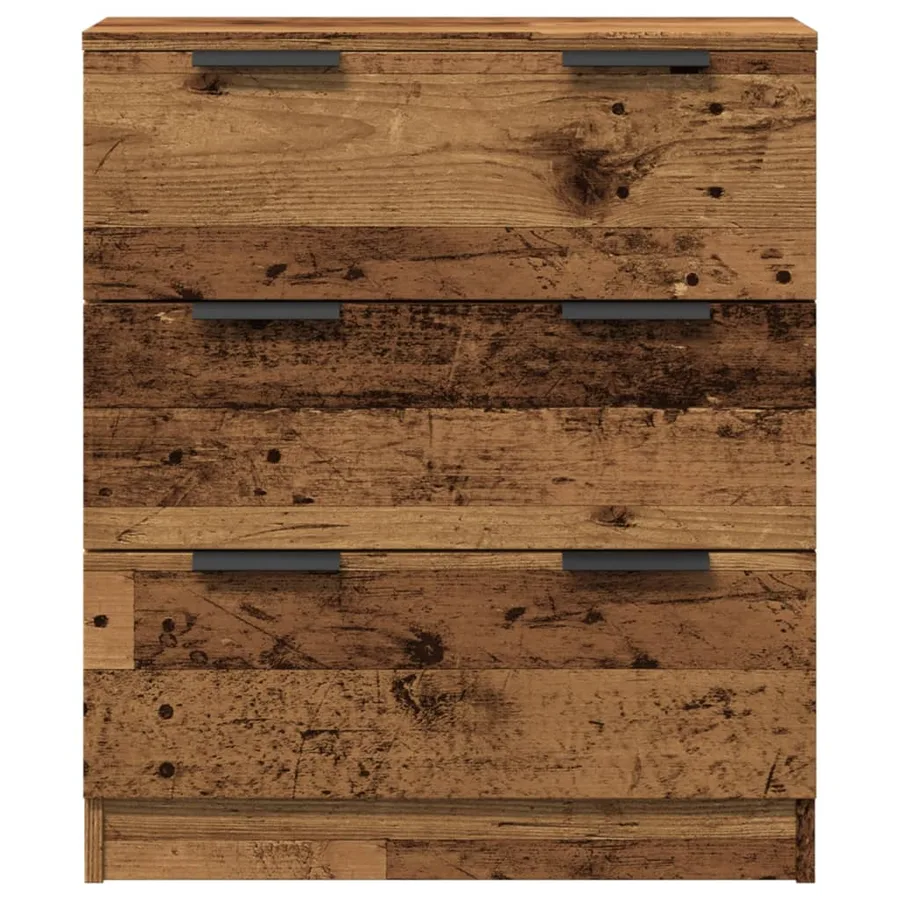 Buffet vieux bois 60x30x70 cm bois d'ingénierie - 4