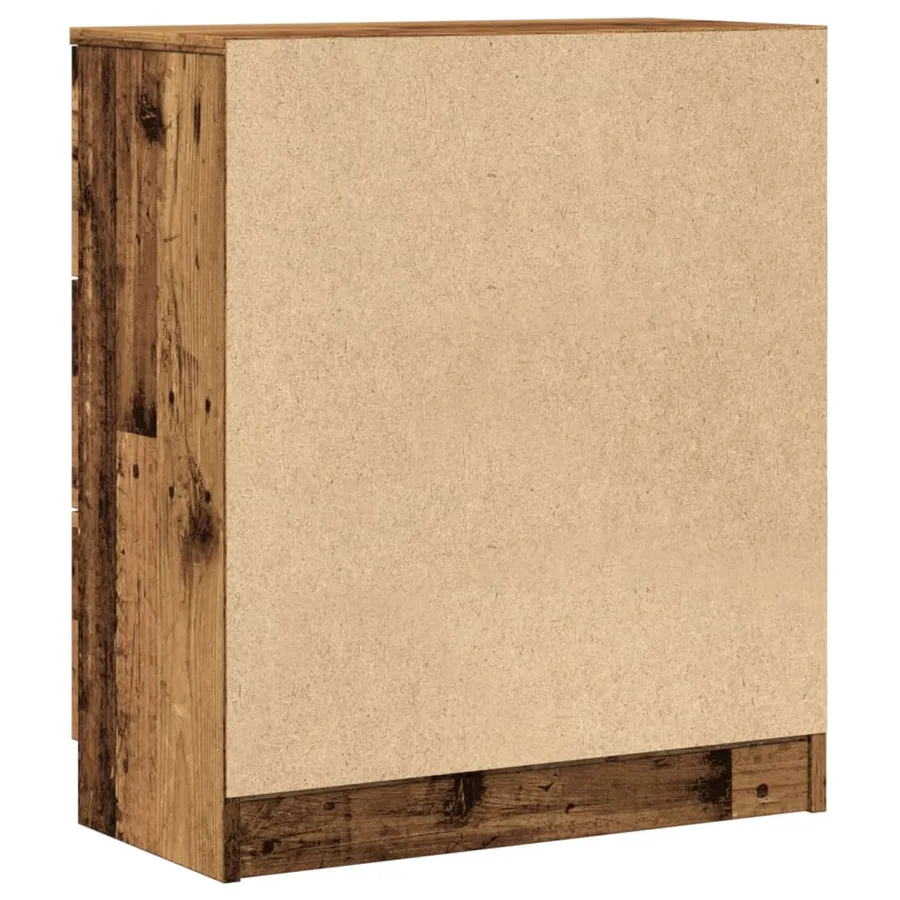 Buffet vieux bois 60x30x70 cm bois d'ingénierie - 6