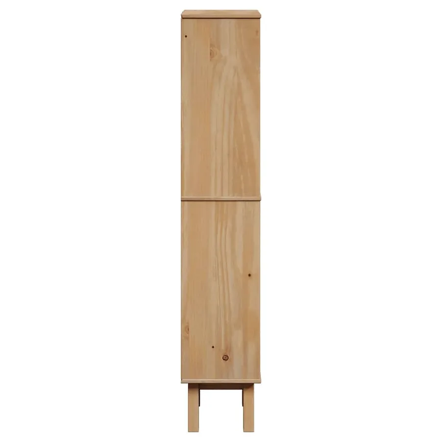 Armoire de salle de bain OTTA 35x30x159 cm bois massif de pin - 5