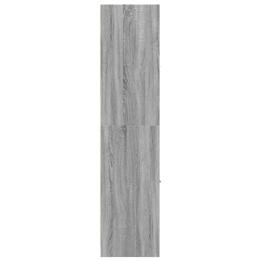 Armoire apothicaire sonoma gris 30x41x174,5cm bois d'ingénierie - 7