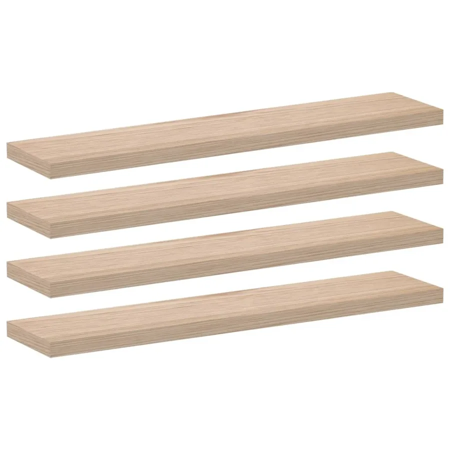 Étagères flottantes 4 pcs 110x23,5x4 cm bois d'ingénierie - 2