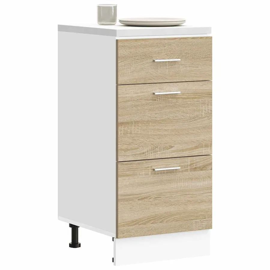 Meuble bas "Lyon" Chêne Sonoma 40 x 46 x 81,5 cm Bois d'ingénierie