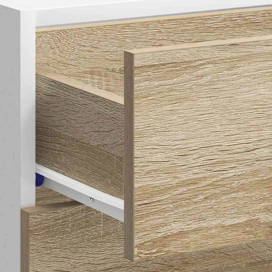 Meuble bas "Lyon" Chêne Sonoma 40 x 46 x 81,5 cm Bois d'ingénierie - 9