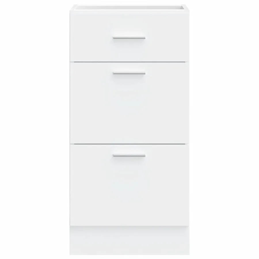 Meuble bas "Lyon" Blanc 40 x 46 x 81,5 cm Bois d'ingénierie - 4