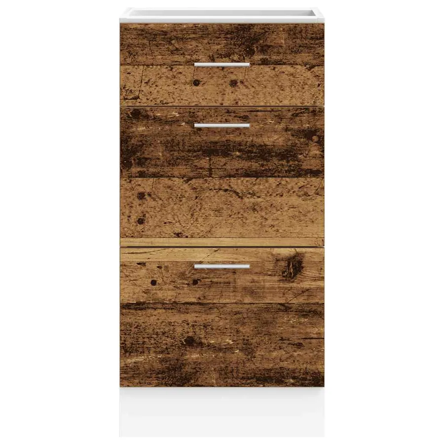 Meuble bas "Lyon" Bois ancien 40 x 46 x 81,5 cm Bois d'ingénierie - 4