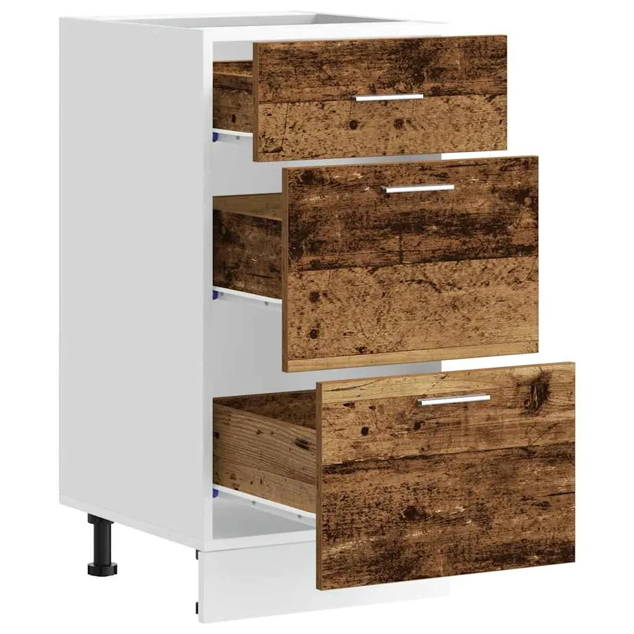 Meuble bas "Lyon" Bois ancien 40 x 46 x 81,5 cm Bois d'ingénierie - 5