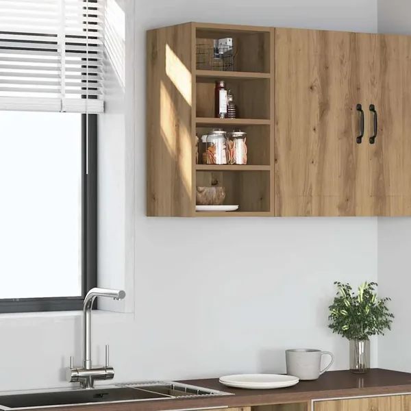 Armoire suspendue "Riga" Chêne artisanal 30 x 29,5 x 60 cm Bois d'ingénierie
