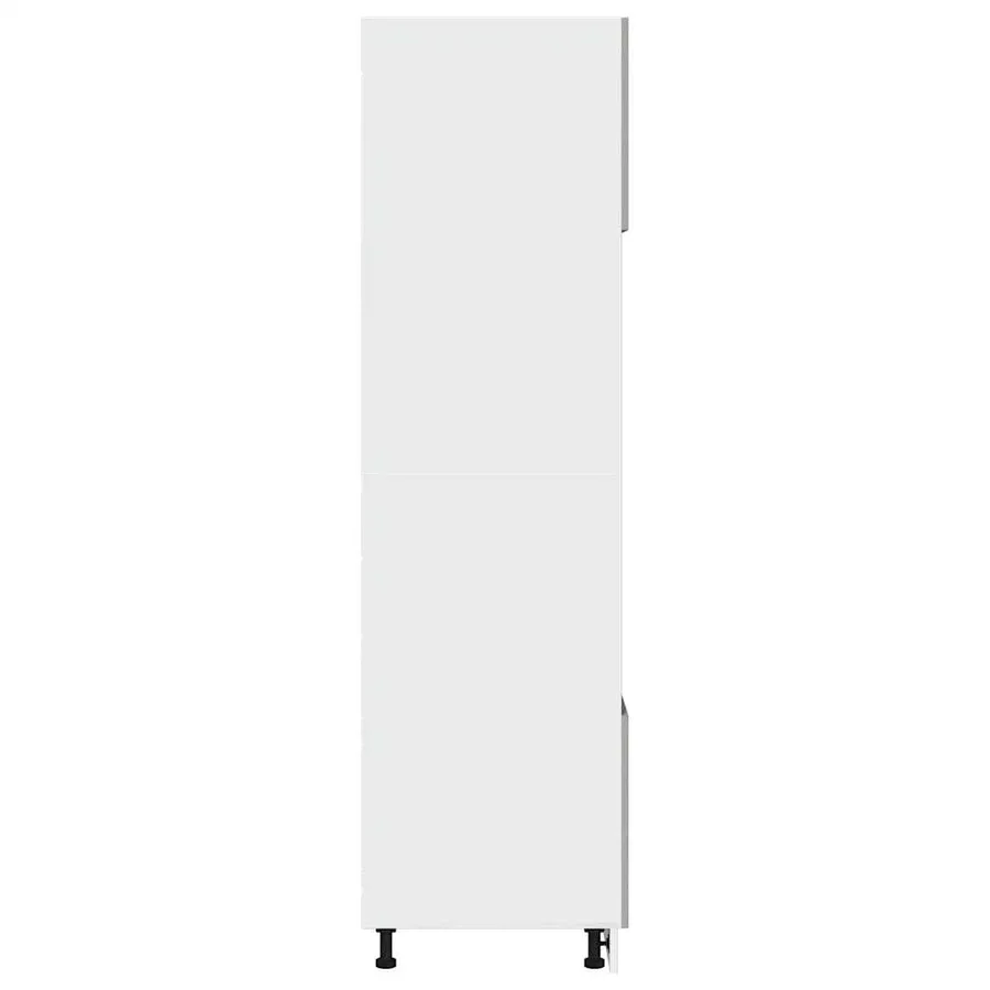Meuble micro-ondes "Lyon" Gris béton 60 x 57 x 207 cm Bois d'ingénierie - 6