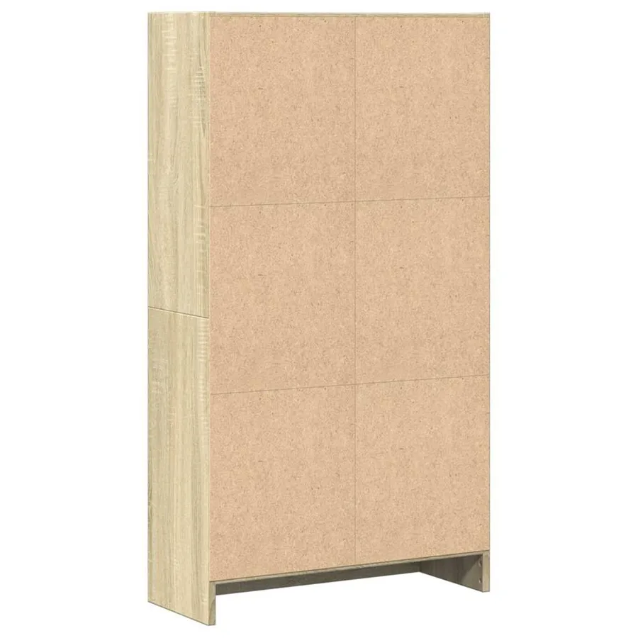 Bibliothèque chêne sonoma 60x24x109 cm bois d'ingénierie - 5